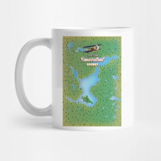 Røssvatnet Norway lake map Mug